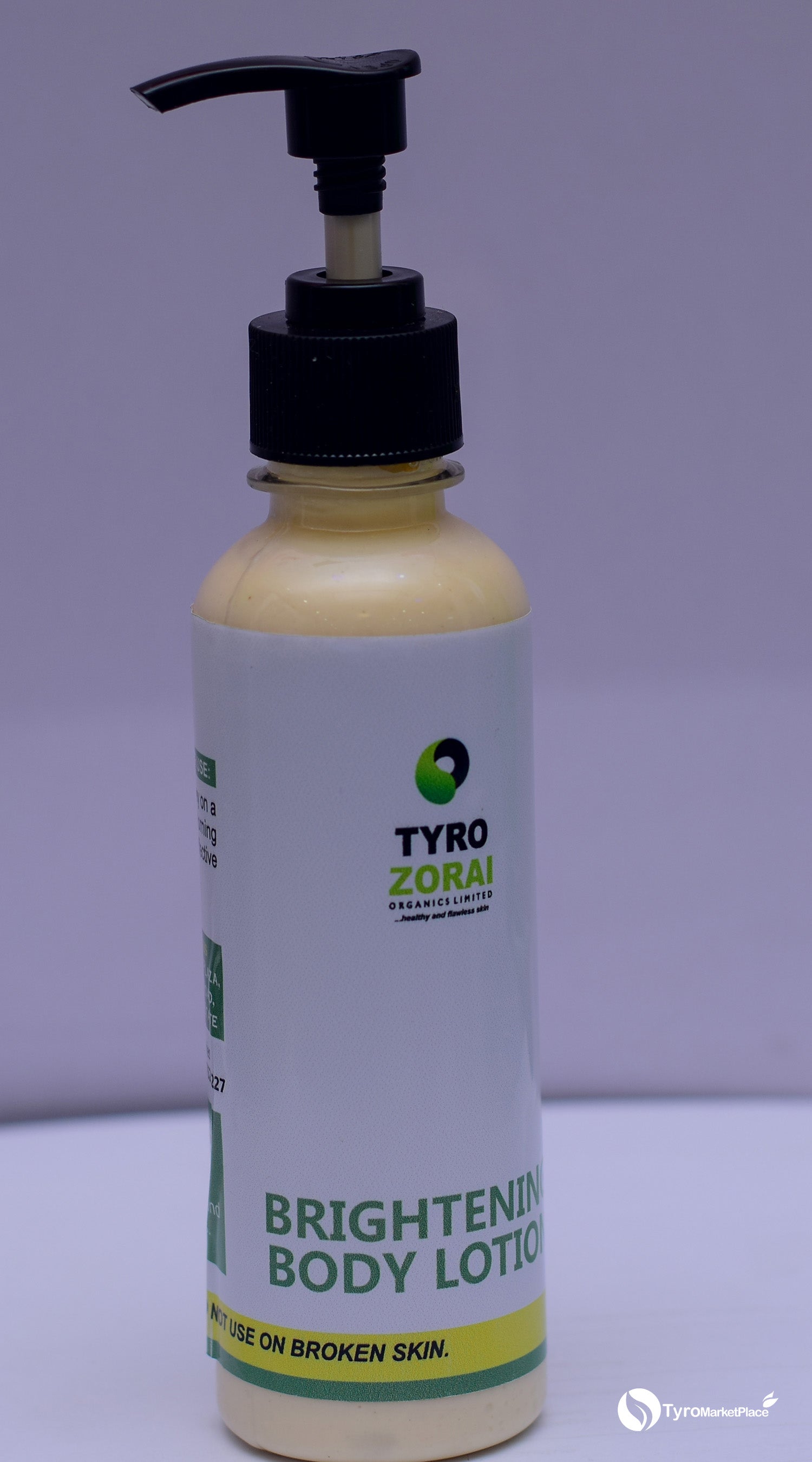 Brightening body lotion